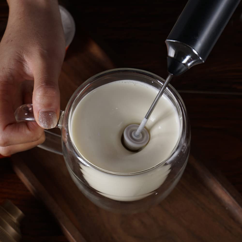 Primesky® Milk Frother, at-home coffee, advanced technology, multiple speeds, easy cleanup, elevate mornings.