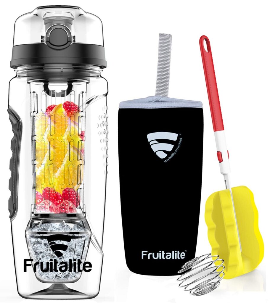 Fruitalite Fruit Infuser Water Bottle (Polar Edition) 