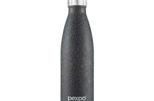 PEXPO Electro, stainless steel water bottle, insulated water bottle, hot water bottle, cold water bottle, ISI Certified, Tri-Ply Vacuum Technology, 304 stainless steel, leakproof, travel-friendly