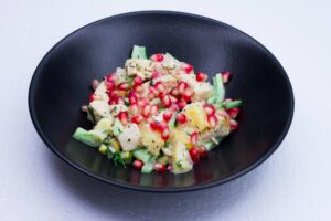 Paneer salad, pomegranate salad, healthy eating