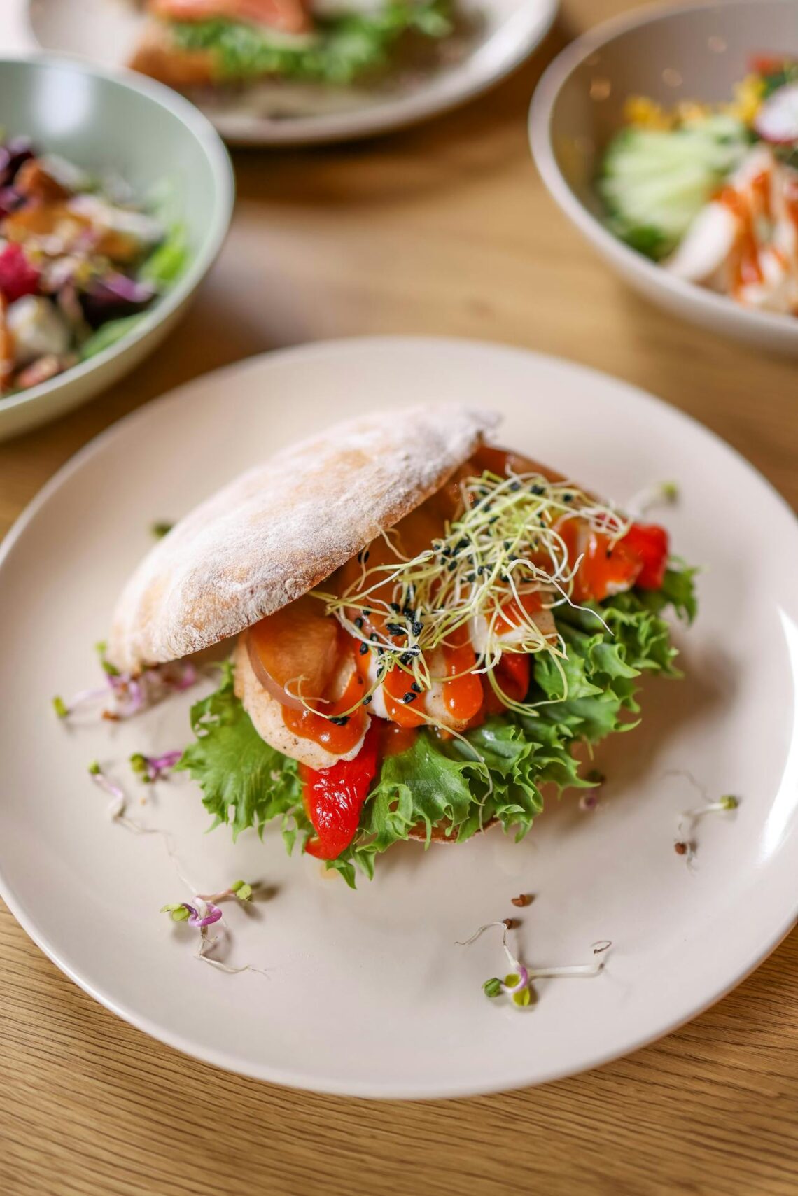 Sandwich building tips, Healthy sandwich recipes, Gourmet sandwich ideas, Vegetarian sandwich options