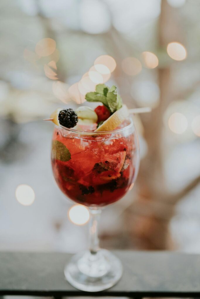 Mocktails, Fresh Fruit, Summer Drinks, party drinks, Peach Iced Tea Cooler
