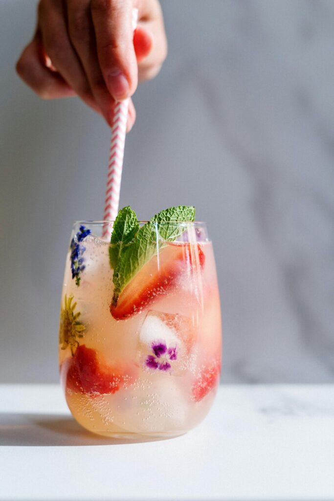 Non Alcoholic Cocktails, Healthy Drinks, strawberry cocktails